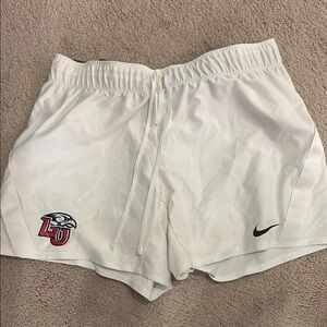 Nike Women's White Athletic Shorts